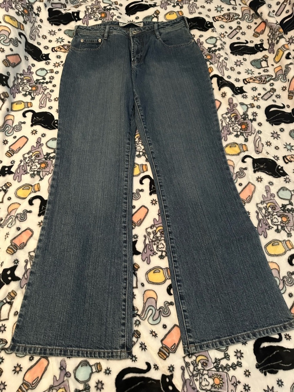 Express Women’s Flared Blue Jeans